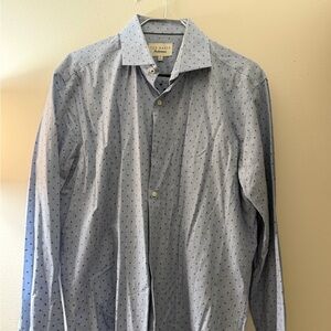 Ted Baker Light Blue Patterned Dress Shirt